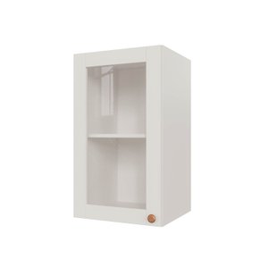 Armário Aéreo 1 Portas 40cm com Porta de Vidro Arizona CabeCasa MadeiraOriginals