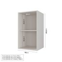 Ver imagem 3 de Armário Aéreo 1 Portas 40cm com Porta de Vidro Arizona CabeCasa MadeiraOriginals