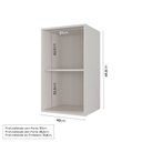 Ver imagem 3 de Armário Aéreo 1 Portas 40cm com Porta de Vidro Arizona CabeCasa MadeiraOriginals
