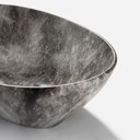 Ver imagem 5 de Cuba de Banheiro Louça Apoio Oval 41,5cm Bari Mármore Grigio Bela Metais