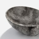 Ver mais imagens de Cuba de Banheiro Louça Apoio Oval 41,5cm Bari Mármore Grigio Bela Metais