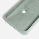 Ver imagem 5 de Cuba de Banheiro Concreto Apoio Retangular 55cm Allure Bela Metais