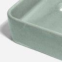 Ver imagem 4 de Cuba de Banheiro Concreto Apoio Retangular 55cm Allure Bela Metais