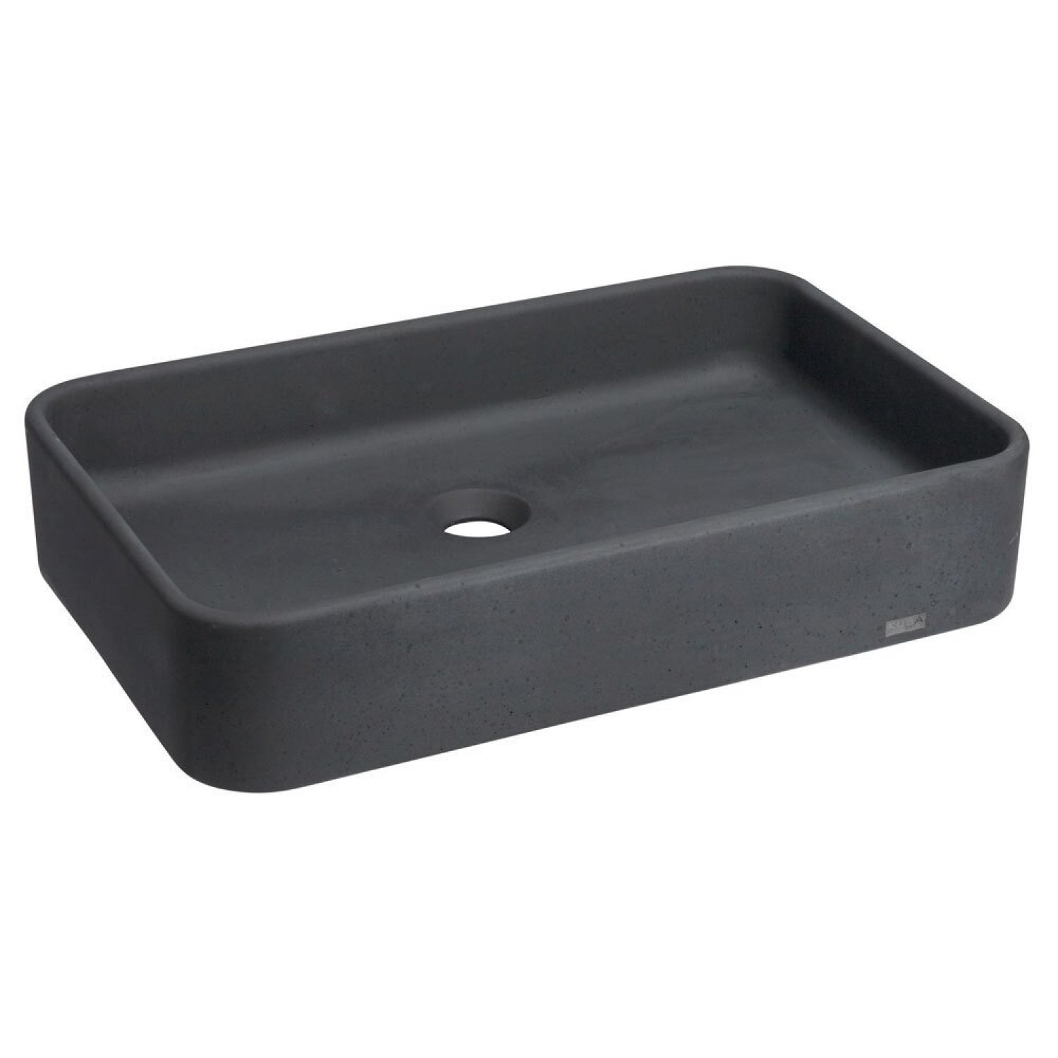 Cuba de Banheiro Concreto Apoio Retangular 55cm Allure Bela Metais - 2