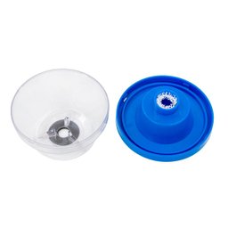 Coletor de Po Poeira Sujeira para Furadeira Manual Acessorio Ferramentas Azul - 3