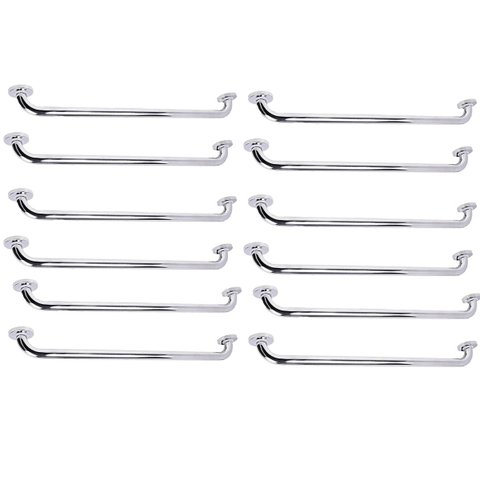Alça Barra Apoio 70cm Suporte Anti Queda Kit 12 Uni Cadeirante Deficiente Gestante Idoso Banheiro Ca