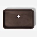 Ver imagem 1 de Cuba de Banheiro Concreto Apoio Retangular 55cm Allure Expresso Bela Metais