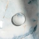 Ver imagem 7 de Cuba de Banheiro Louça Apoio Oval 41,5cm Bari Mármore Milano Bela Metais