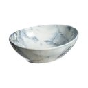 Ver imagem 2 de Cuba de Banheiro Louça Apoio Oval 41,5cm Bari Mármore Milano Bela Metais