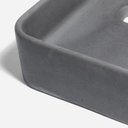 Ver imagem 4 de Cuba de Banheiro Concreto Apoio Retangular 55cm Allure Bela Metais