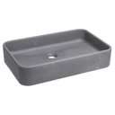 Ver imagem 2 de Cuba de Banheiro Concreto Apoio Retangular 55cm Allure Bela Metais