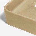 Ver imagem 4 de Cuba de Banheiro Concreto Apoio Retangular 55cm Allure Bela Metais