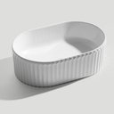 Ver imagem 7 de Cuba de Banheiro Louça Apoio Oval 50,5cm Dublin Bela Metais