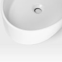 Ver imagem 5 de Cuba de Banheiro Louça Apoio Oval 50cm Spezia Bela Metais