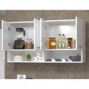 Ver imagem 4 de Armário Modulado Aéreo Suspenso 1,20m Armário Multiuso