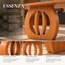 Ver imagem 7 de Mesa de Jantar Madeira Maciça 6 Lugares Essenza 180cm Tampo Laminado