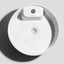 Ver imagem 1 de Cuba de Banheiro Louça Apoio Redonda 41 Cm Parma