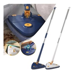 Esfregão Limpeza Giratório Mop Triangulo Rodo Ajustável 360º - 5