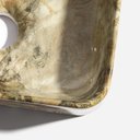 Ver imagem 5 de Cuba de Banheiro Louça Apoio Retangular 30,2cm Ádria Mármore Ônix Bela Metais