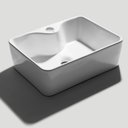 Ver imagem 1 de Cuba de Banheiro Louça Apoio Retangular 40 Cm Sintra