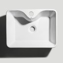 Ver imagem 4 de Cuba de Banheiro Louça Apoio Retangular 40 Cm Sintra