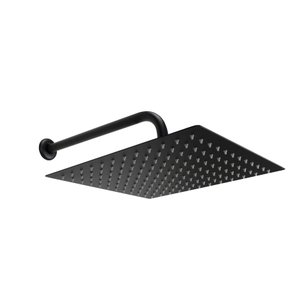 Ducha Chuveiro Inox 304 30 Cm Quadrado com Cano de Parede
