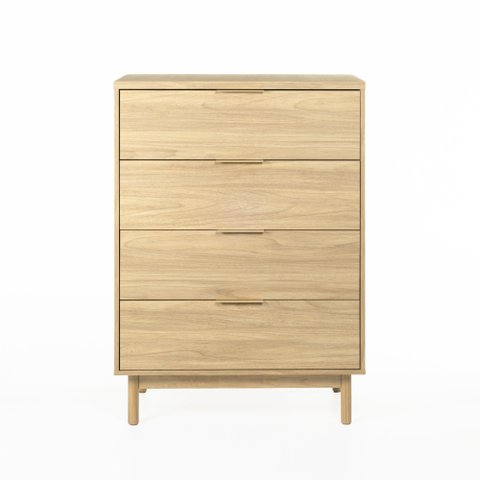 Cômoda Kaki 4 Gavetas 115 Cm X 80 Cm X 45 Cm Tauari