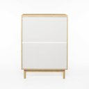 Ver imagem 6 de Cômoda Kaki 4 Gavetas 115 Cm X 80 Cm X 45 Cm Tauari
