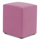Ver imagem 1 de Puff Decorativo Sala de Estar Quadrado 36x47cm Suede Rosa - Desk Design