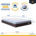 Ver imagem 4 de Colchão de Espuma D33 Pillow Top Comfort Luxo Queen 158 Cm