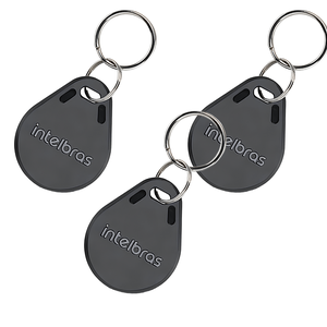 Kit 3 Chaveiro Tag Acion. Aprox. Rfid 13,56mhz Intelbras