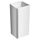 Ver imagem 2 de Cuba de Banheiro Louça Piso Quadrada 40cm Veneza Bela Metais