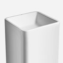 Ver imagem 6 de Cuba de Banheiro Louça Piso Quadrada 40cm Veneza Bela Metais