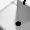 Ver imagem 7 de Cuba de Banheiro Louça Piso Quadrada 47cm Lyon Bela Metais