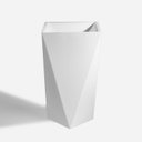 Ver imagem 5 de Cuba de Banheiro Louça Piso Quadrada 47cm Lyon Bela Metais