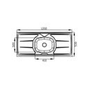 Ver imagem 3 de Pia Cuba N4 Escovado 1200*530 Ghelplus