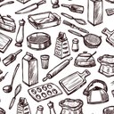 Ver imagem 2 de Papel de Parede Cozinha Desenhada Arte Destaque 3 Metros