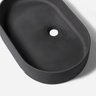 Cuba de Banheiro Concreto Apoio Elipse 55cm Lotus Carbon Bela Metais - 4