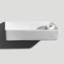 Ver imagem 6 de Cuba de Banheiro Louça Apoio ou Suspensa Retangular 44,5 Cm Braga Bela Metais