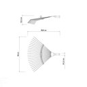 Ver imagem 2 de Vassoura Regulável com 22 Dentes Tramontina em Aço sem Cabo Tramontina