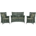 Ver imagem 1 de Jogo Sofá e 2 Poltronas de Área Igapó Alumínio Pintura Fendi Corda Náutica Estofado 5 Trama