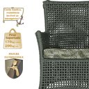 Ver imagem 5 de Jogo Sofá e 2 Poltronas de Área Igapó Alumínio Pintura Fendi Corda Náutica Estofado 5 Trama