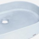 Ver imagem 5 de Cuba de Banheiro Concreto Apoio Elipse 55cm Lotus Ocean Bela Metais