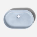 Ver imagem 1 de Cuba de Banheiro Concreto Apoio Elipse 55cm Lotus Ocean Bela Metais