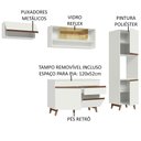 Ver mais imagens de Cozinha Completa 250004 Com Armário E Balcão Branco Branco