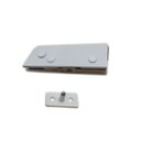 Ver imagem 1 de Dobradiça inferior + pivô para porta pivotante de vidro temperado blindex - Branco