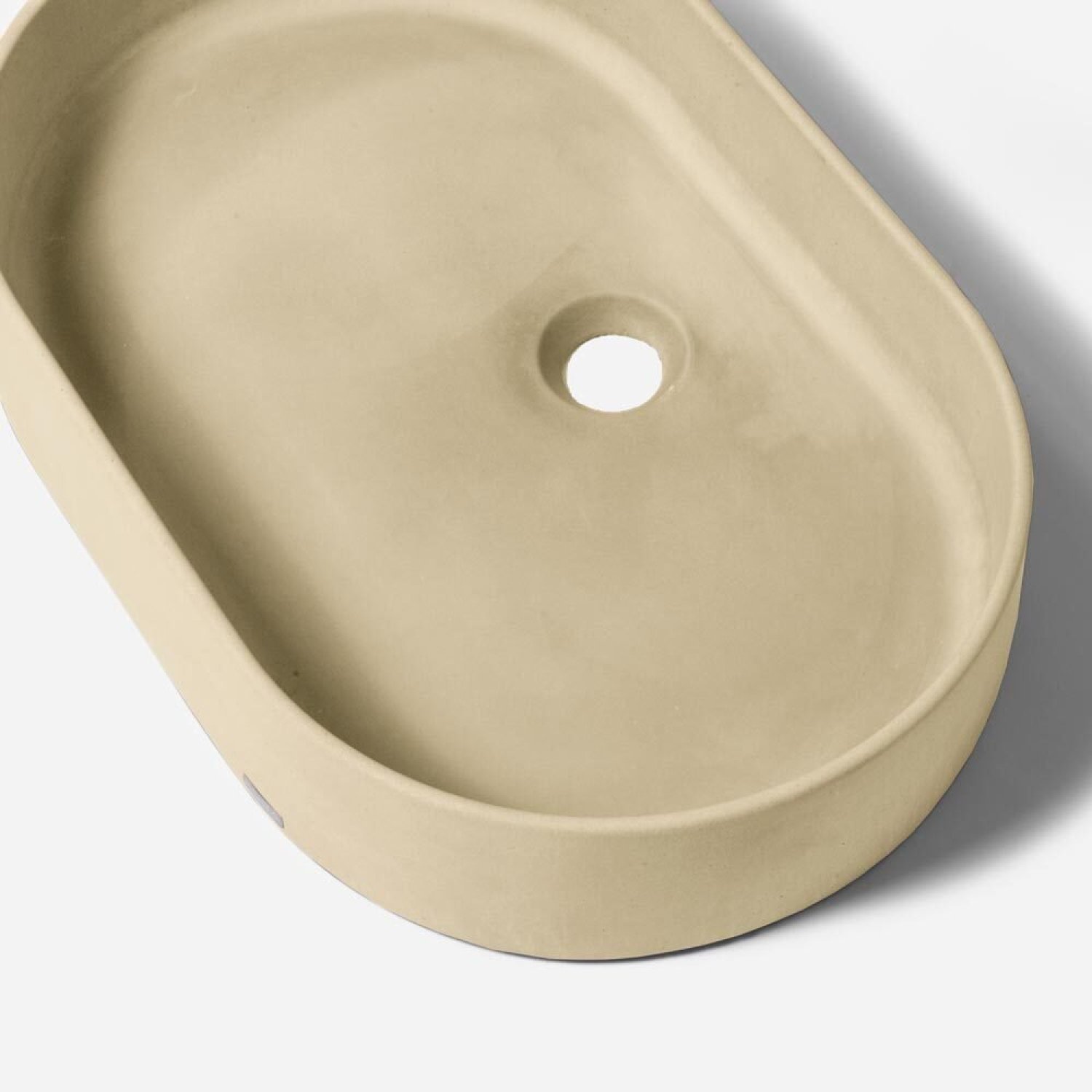 Cuba de Banheiro Concreto Apoio Elipse 55 Cm Lotus Bela Metais - 4