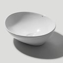 Ver imagem 1 de Cuba de Banheiro Louça Apoio Oval 41cm Bari Bela Metais