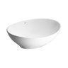 Cuba de Banheiro Louça Apoio Oval 41cm Bari Bela Metais - 2