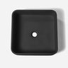 Cuba de Banheiro Concreto Apoio Quadrada 40cm Urban Carbon Bela Metais - 5
